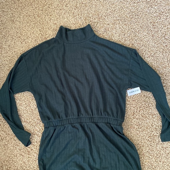 dark green old navy dress size medium - Picture 3 of 4